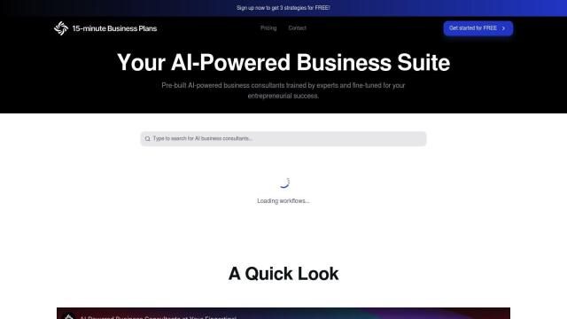 15-Minute Business Plans screenshot thumbnail