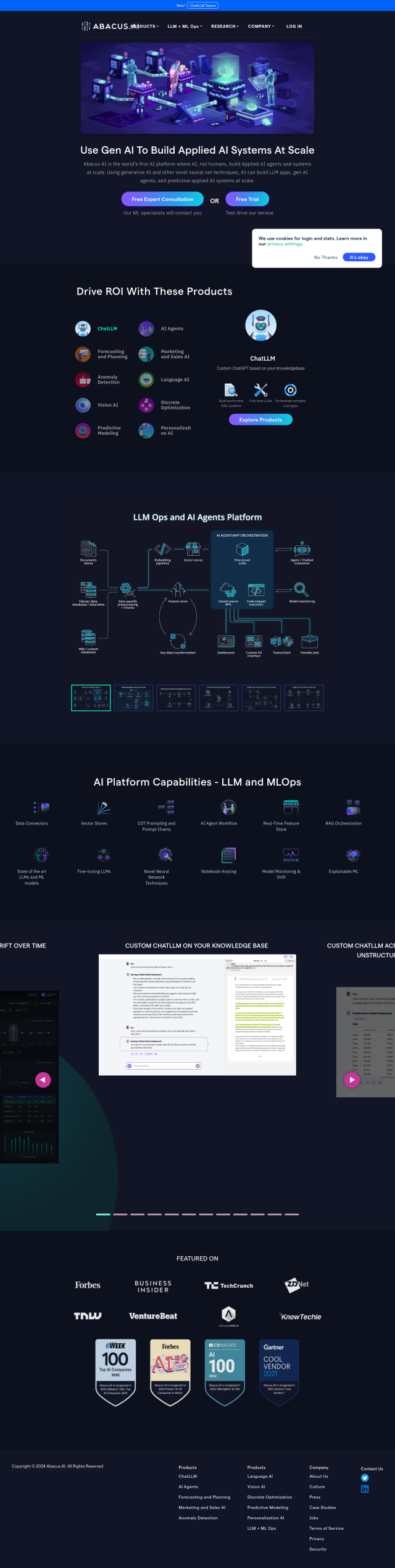 Abacus.AI full screenshot