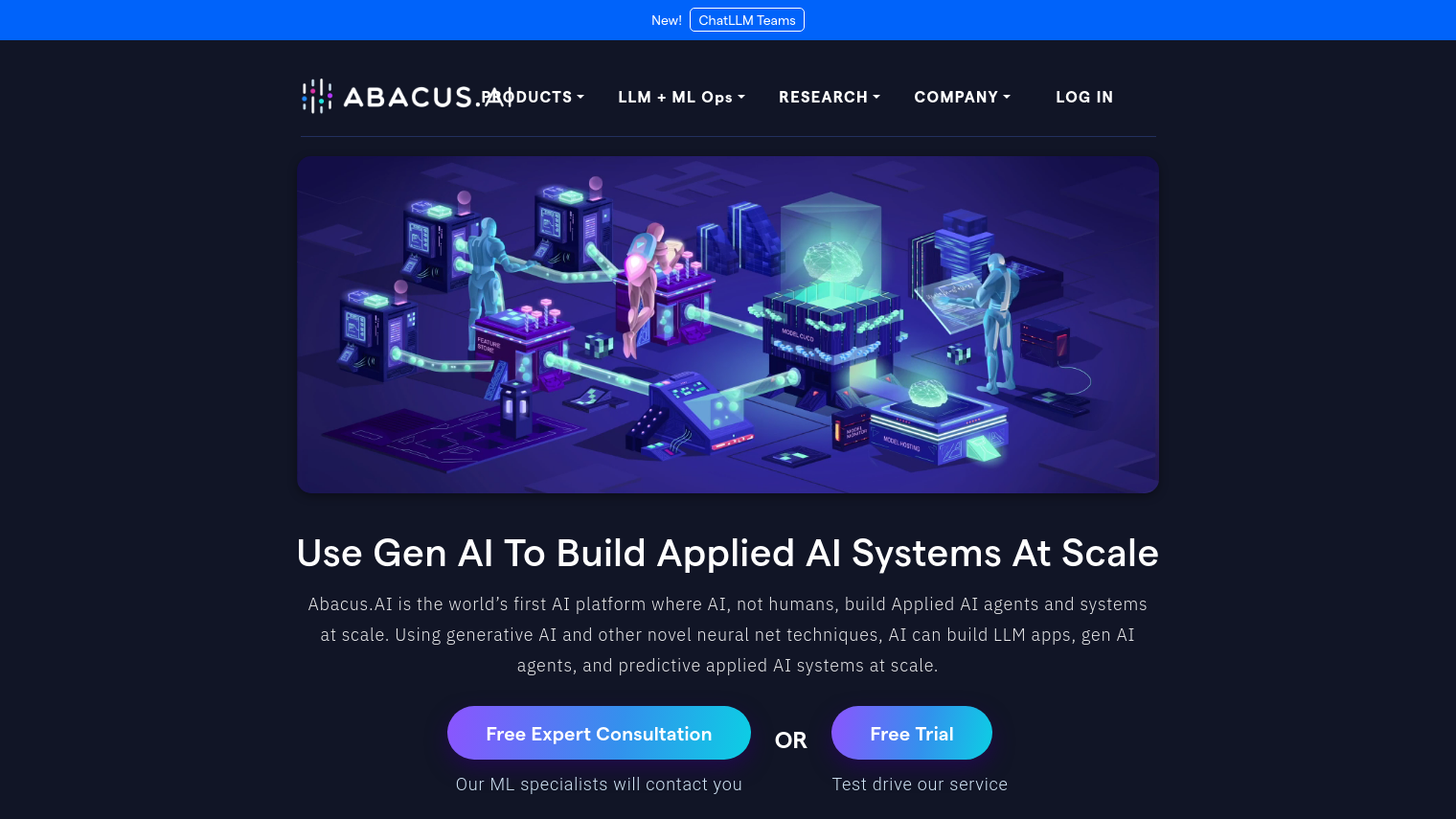 Abacus.AI screenshot thumbnail