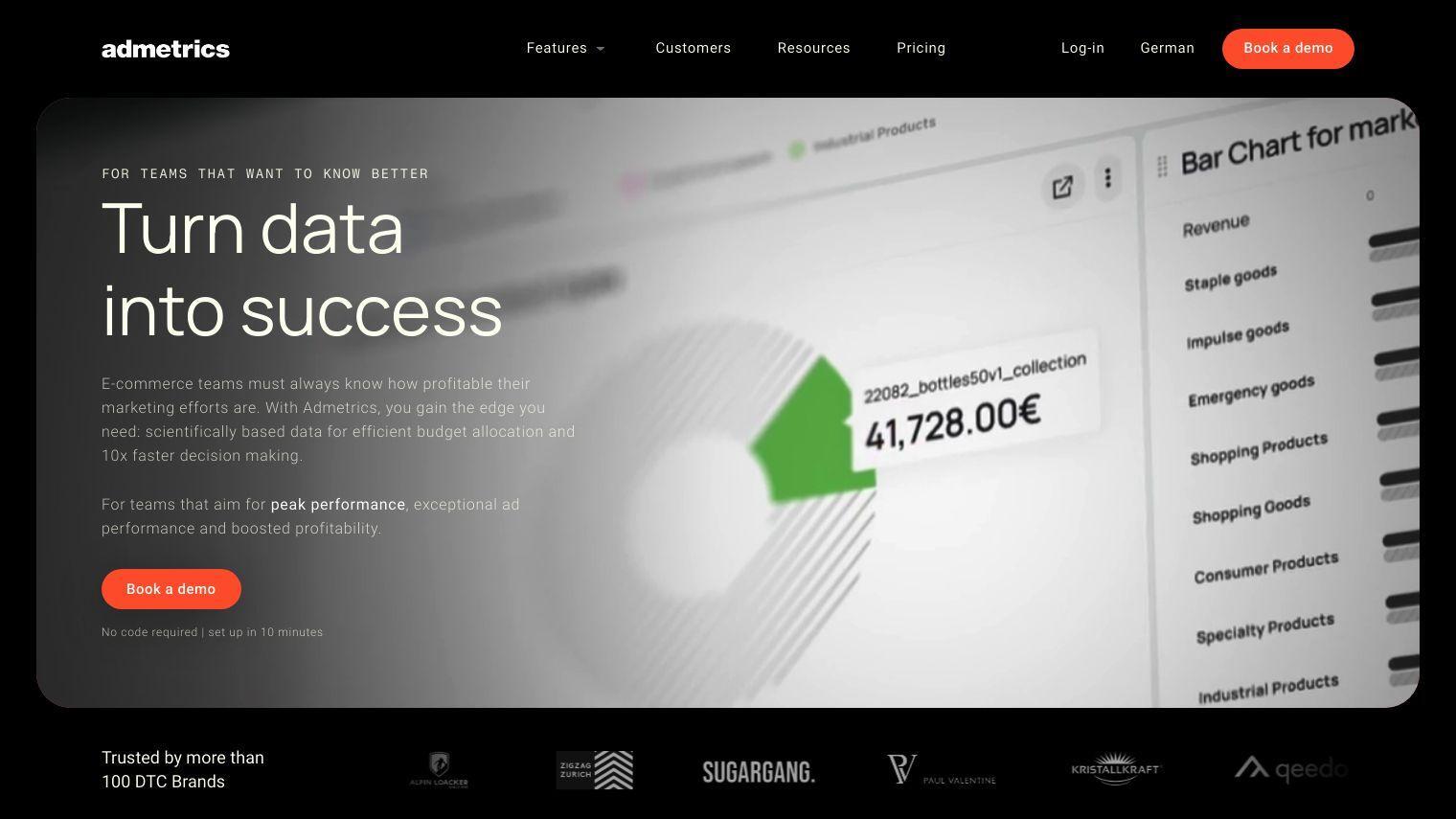 Admetrics screenshot thumbnail