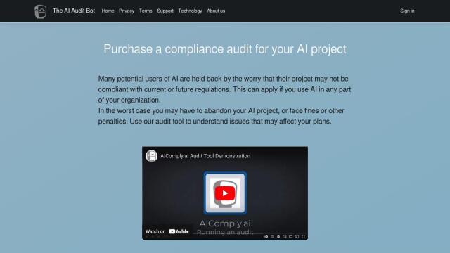 AI Compliance Auditing screenshot thumbnail