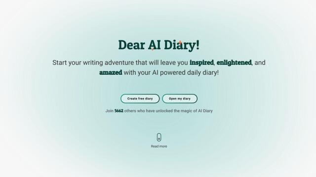 AI Diary full screenshot