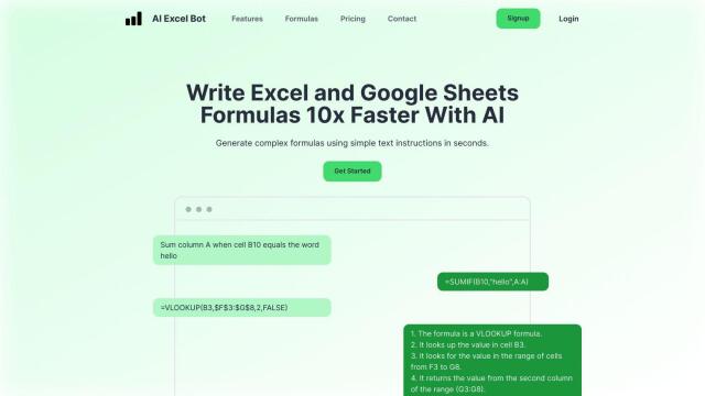 AI Excel Bot screenshot thumbnail