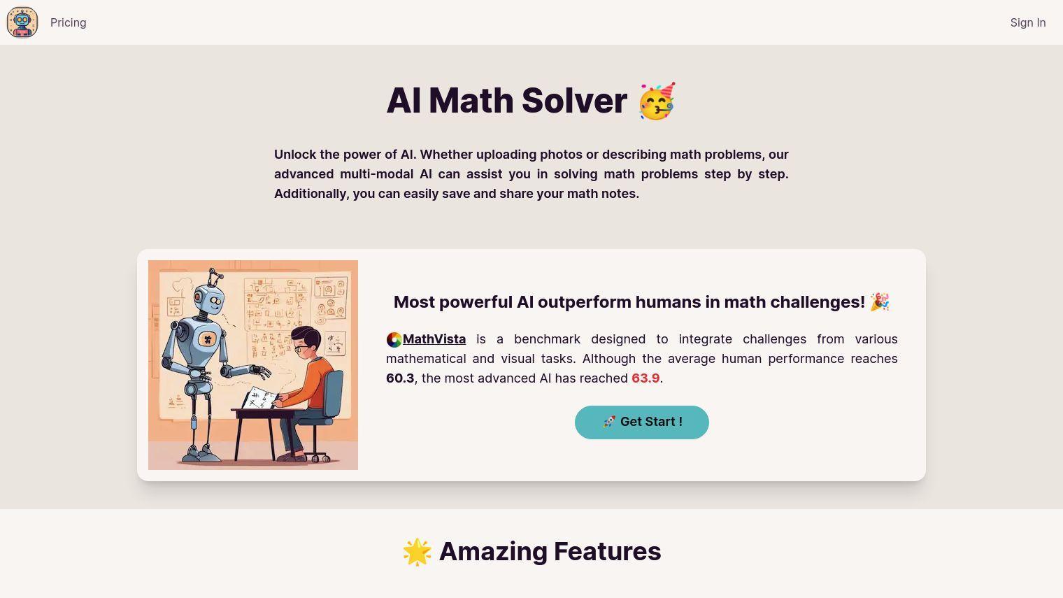 AI Math Solver screenshot thumbnail