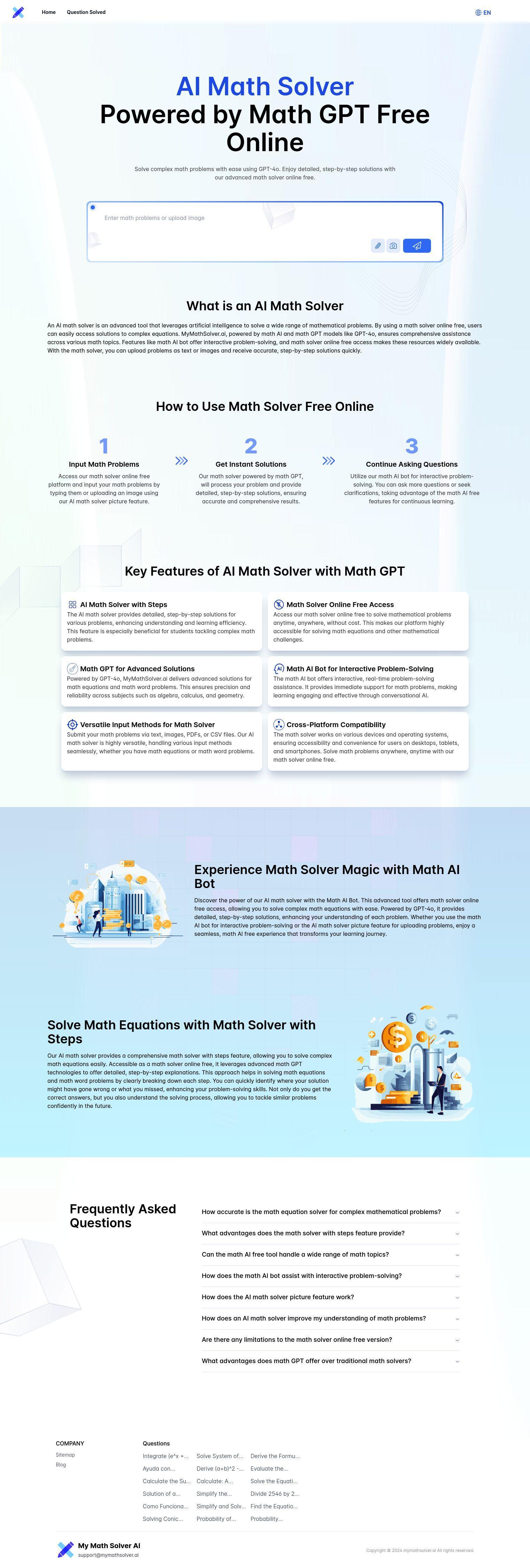 AI Math Solver full screenshot