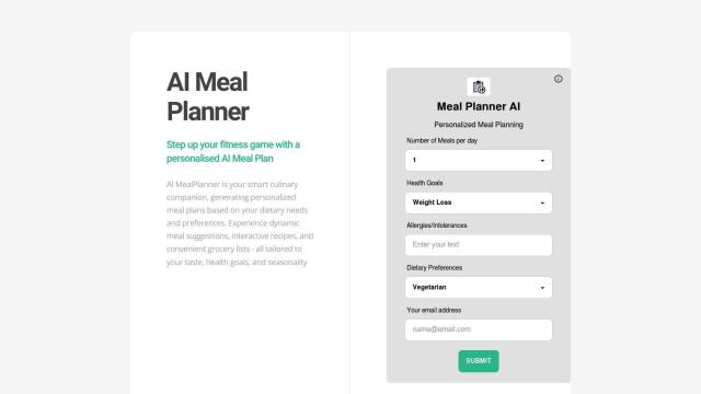 AI Meal Planner screenshot thumbnail