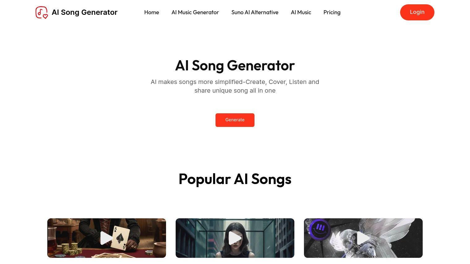 AI Song Generator screenshot thumbnail