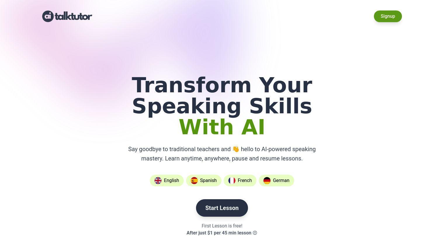 AI Talk Tutor screenshot thumbnail