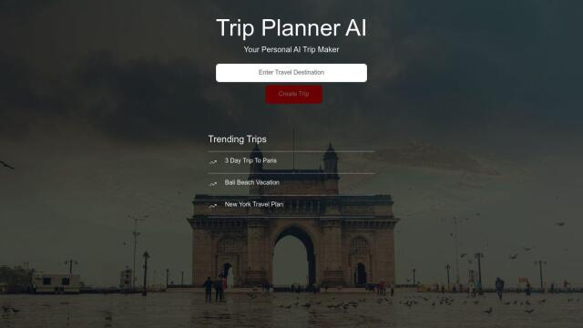 AI Trip Maker full screenshot