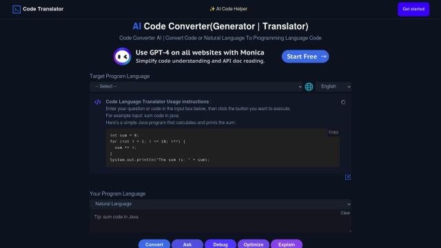 AICodeConvert screenshot thumbnail