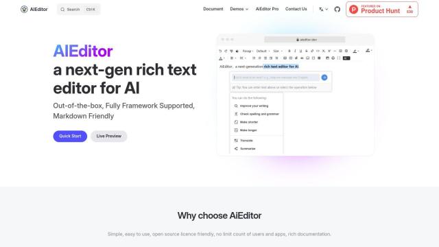 AiEditor screenshot thumbnail