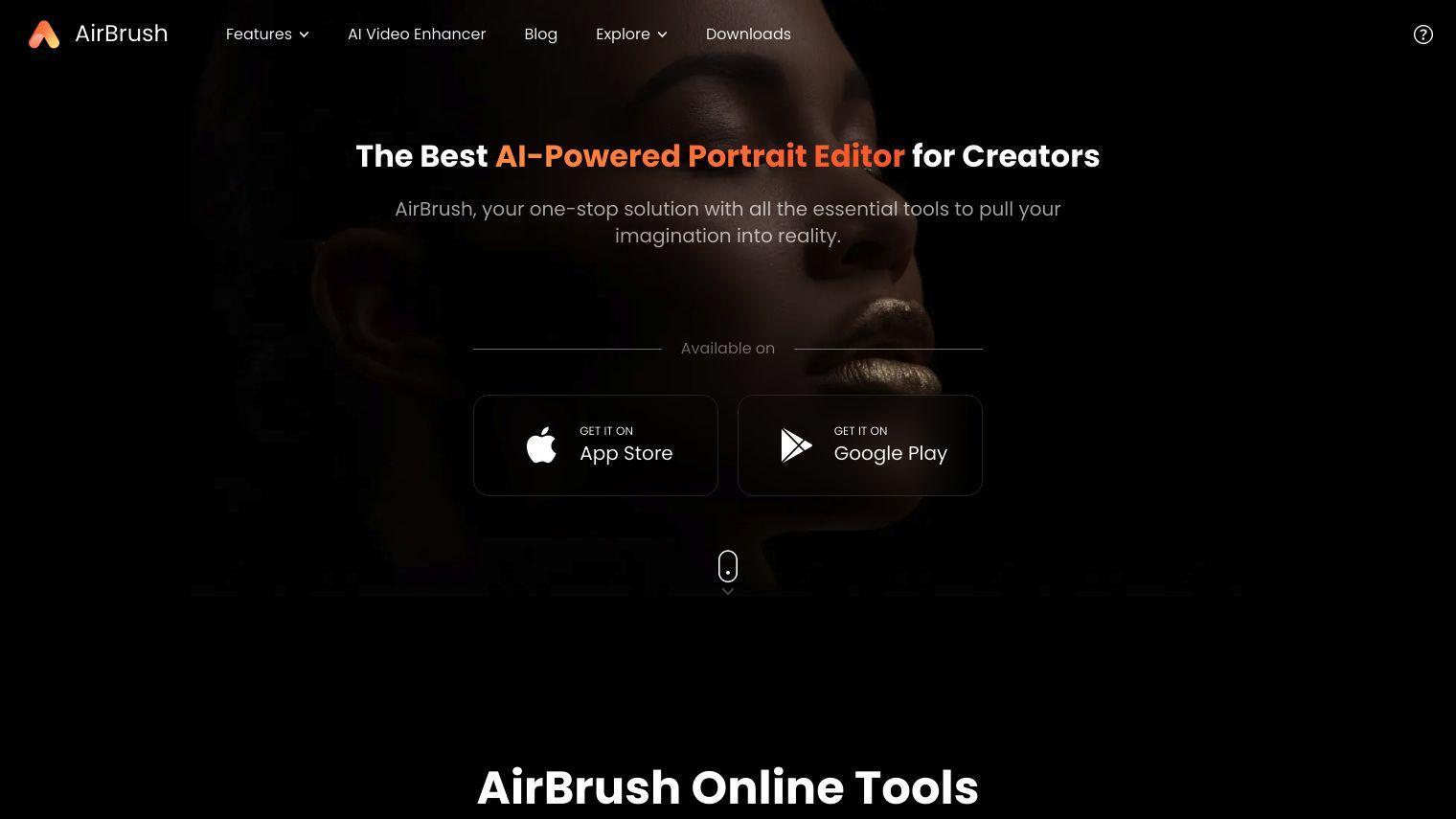 AirBrush screenshot thumbnail