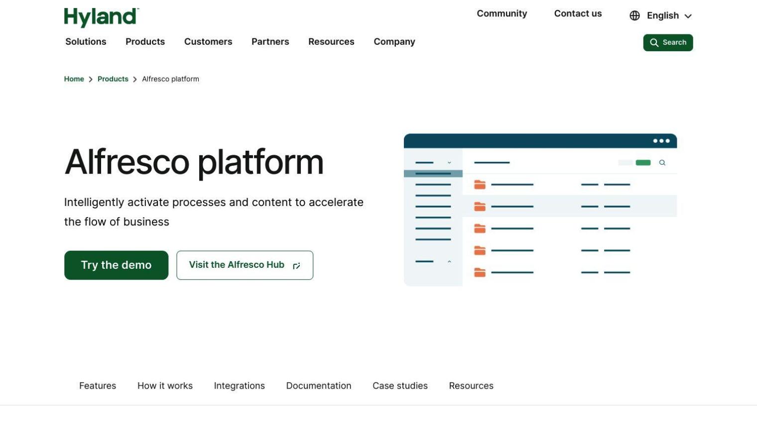 Alfresco Platform screenshot thumbnail