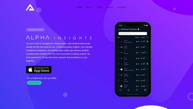 Alpha Insights screenshot thumbnail