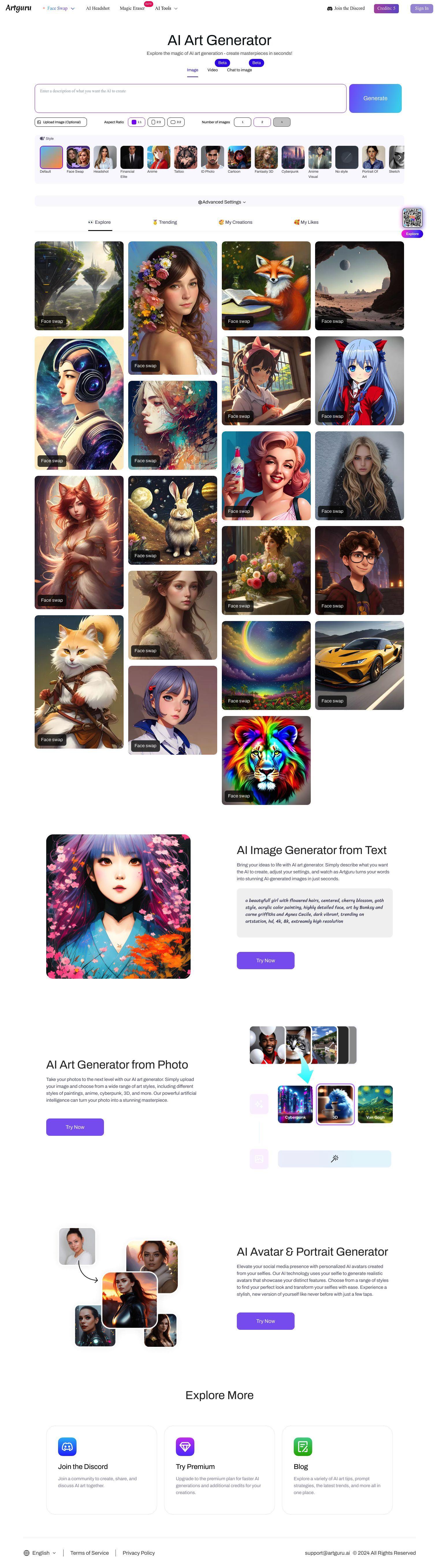 Artguru full screenshot