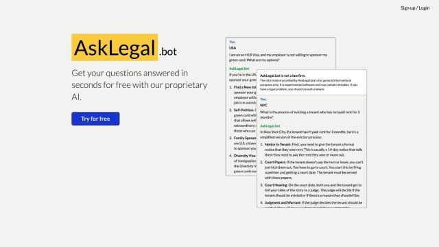 AskLegal.bot screenshot thumbnail