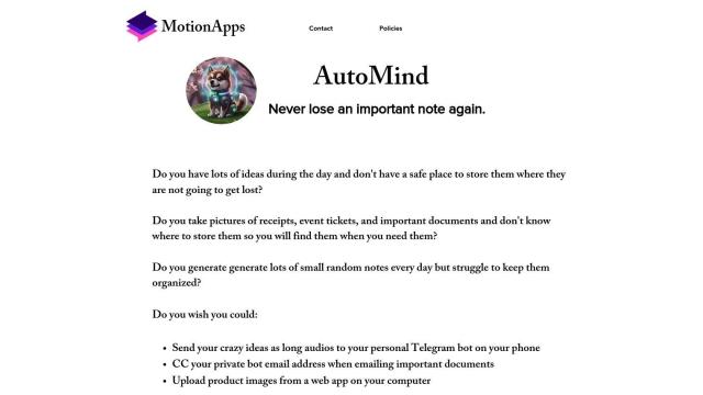 AutoMind screenshot thumbnail