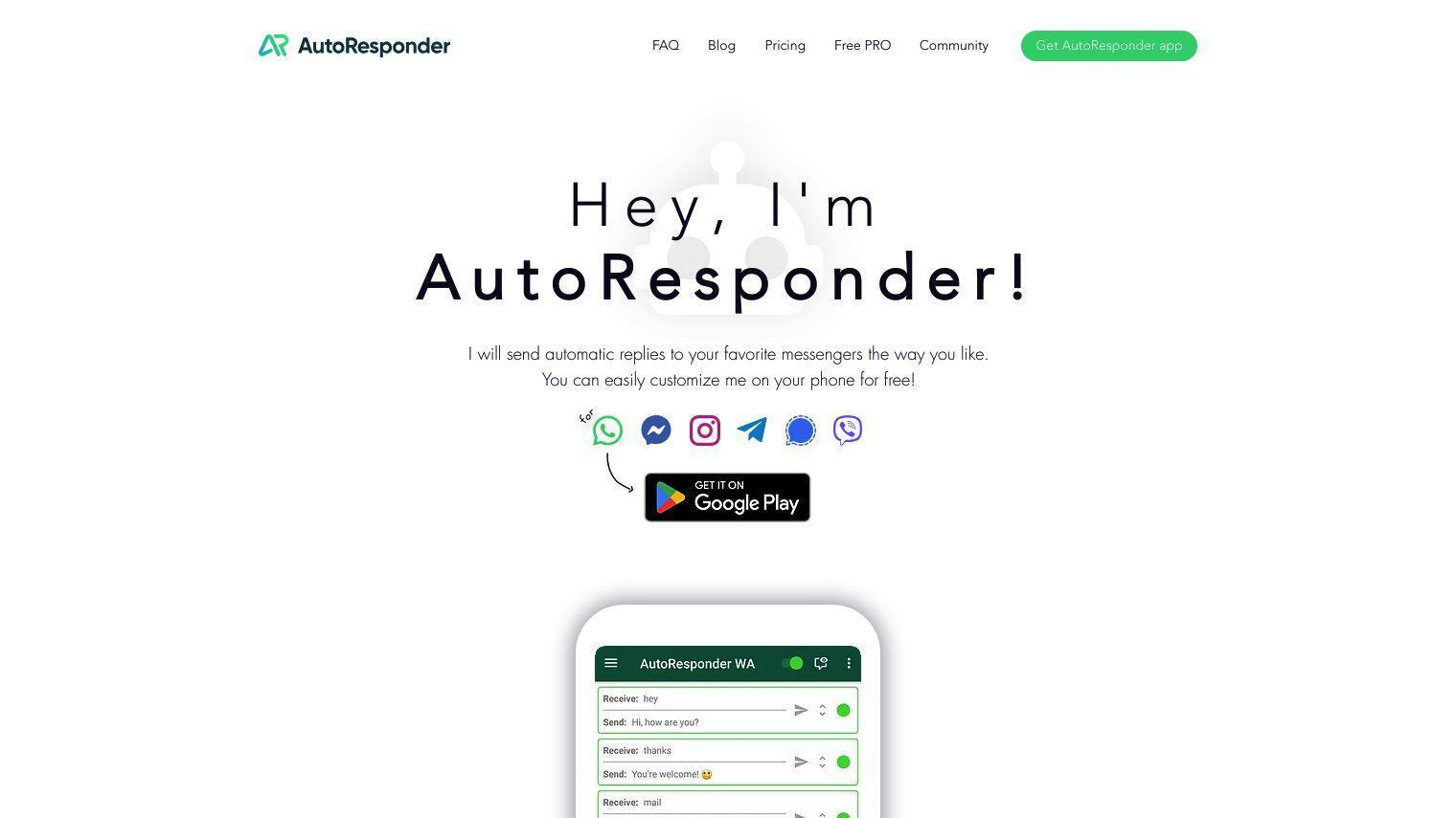 AutoResponder screenshot thumbnail