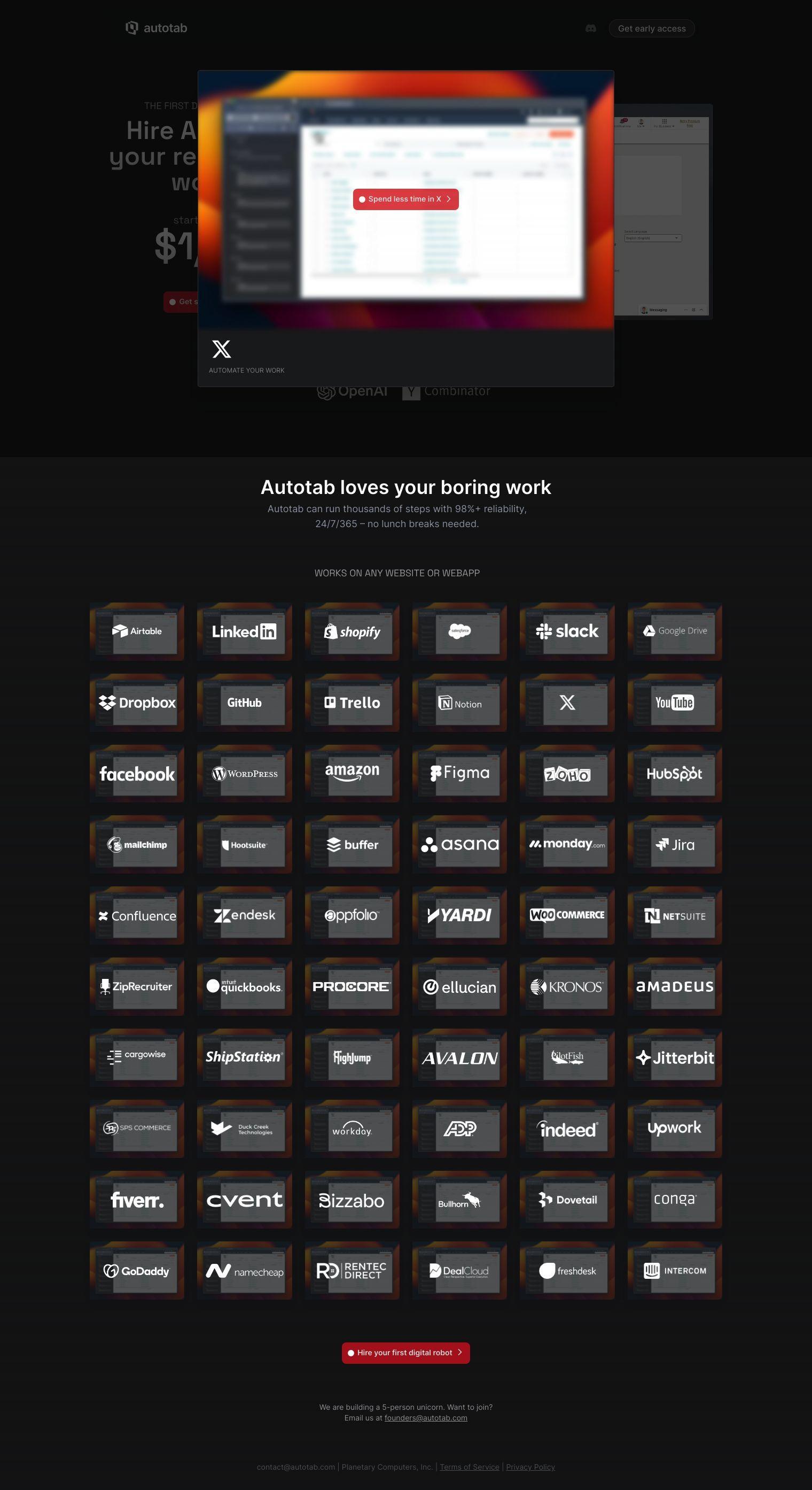 Autotab full screenshot