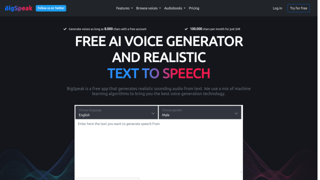 BigSpeak screenshot thumbnail