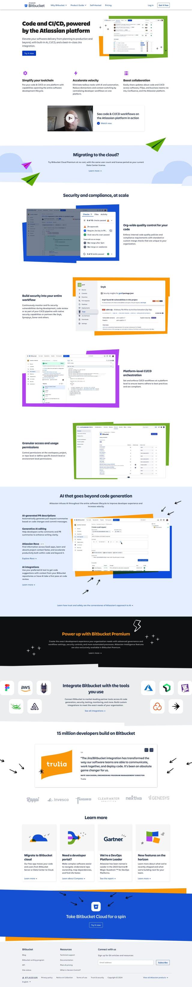 Bitbucket full screenshot