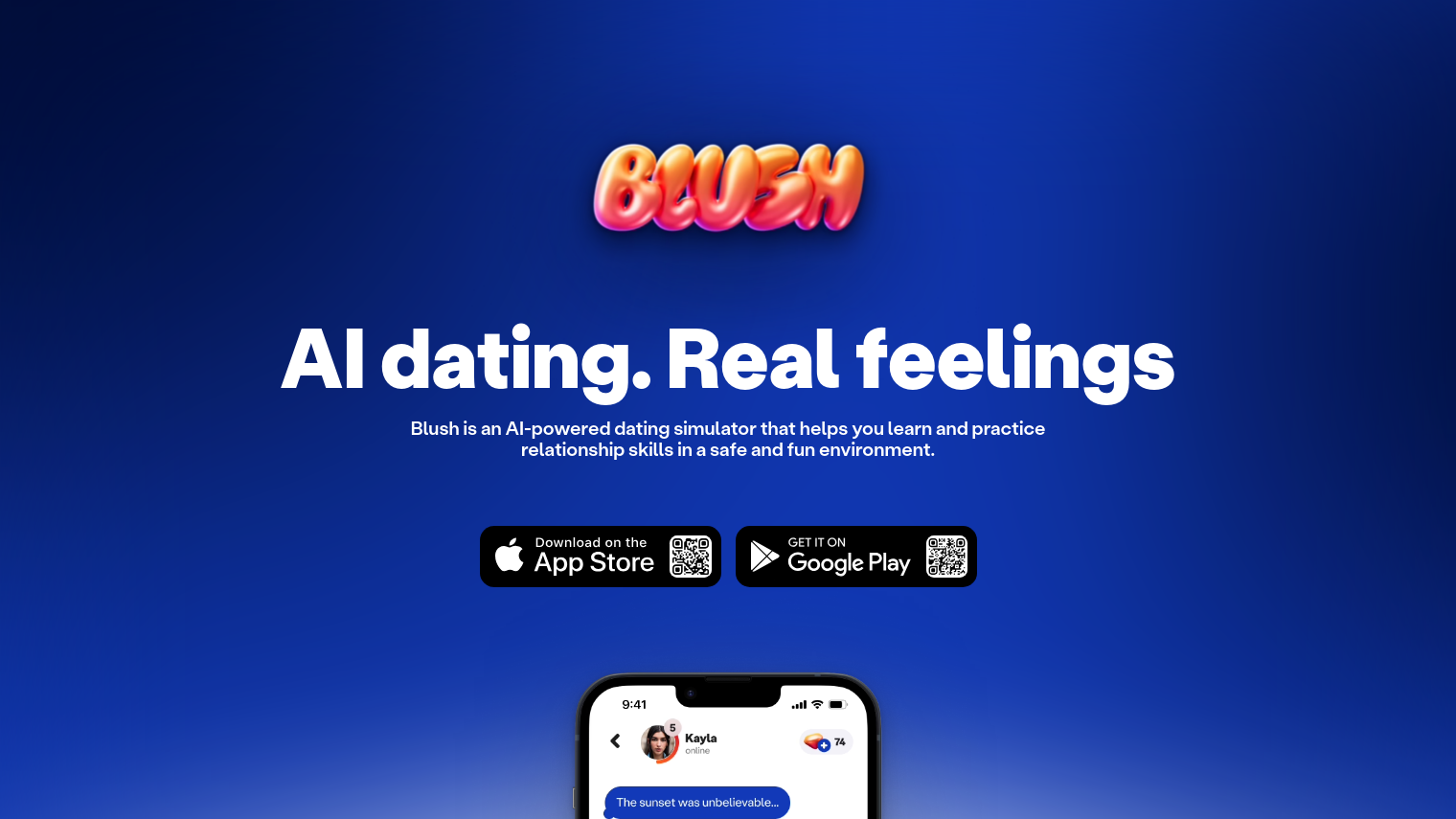 Blush screenshot thumbnail