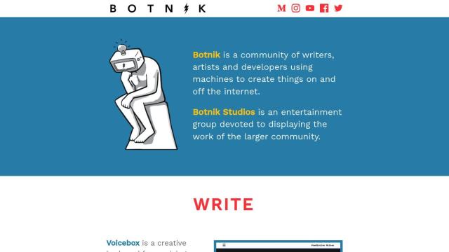 Botnik screenshot thumbnail