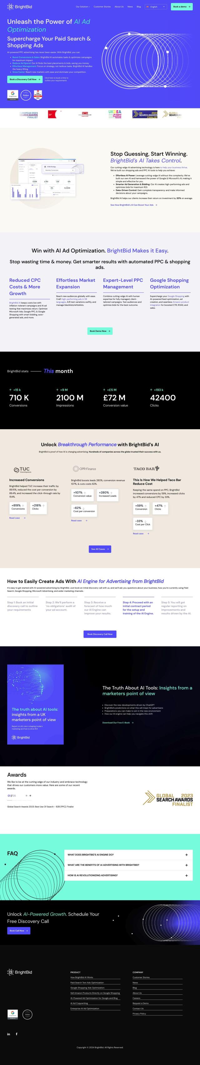 BrightBid full screenshot