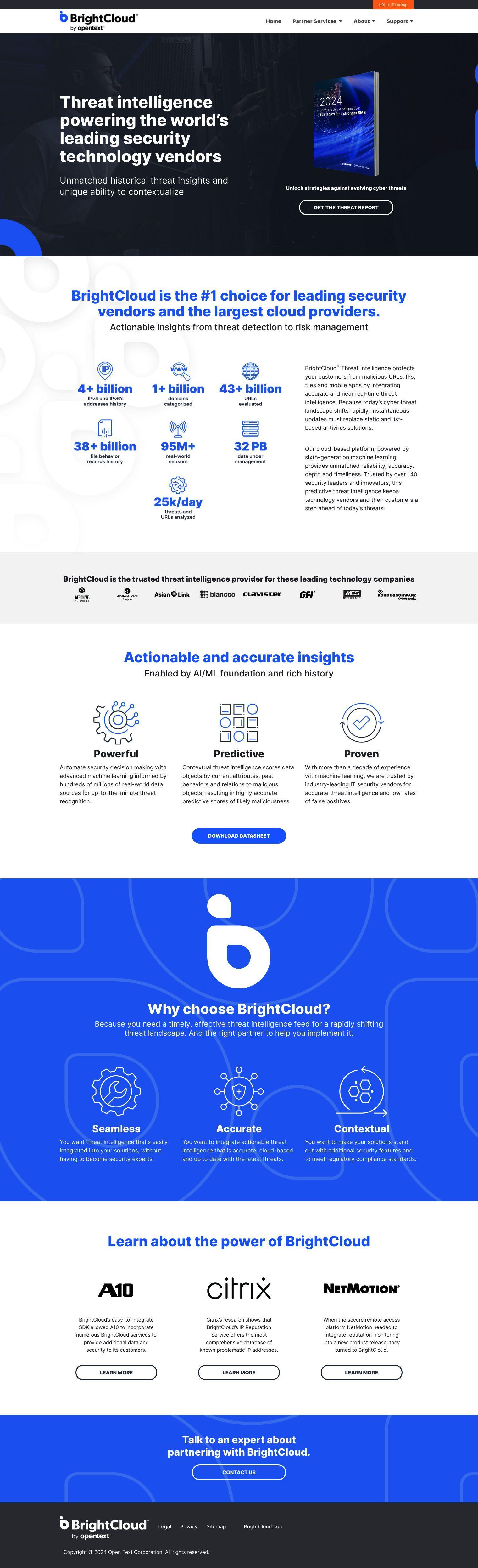 BrightCloud full screenshot