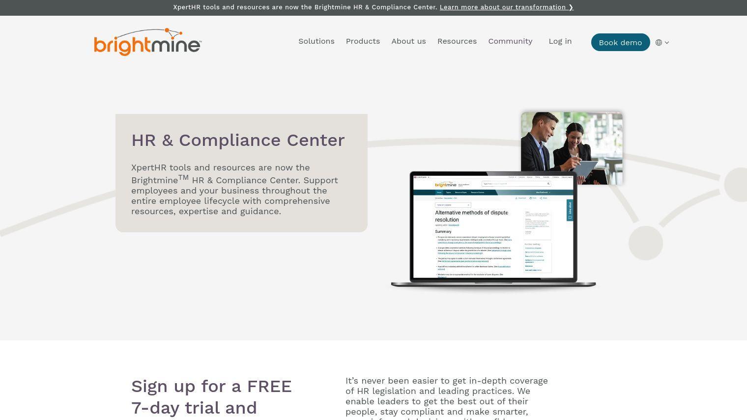 Brightmine HR & Compliance Center screenshot thumbnail