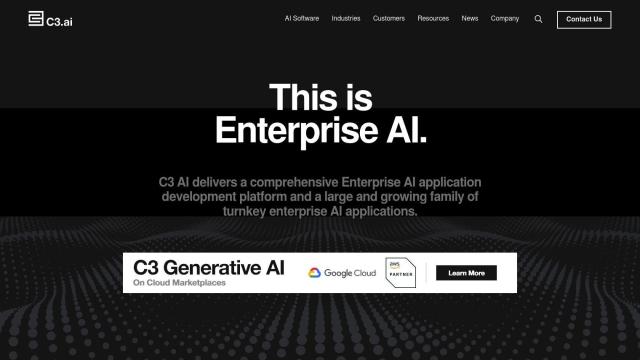 C3 AI screenshot thumbnail