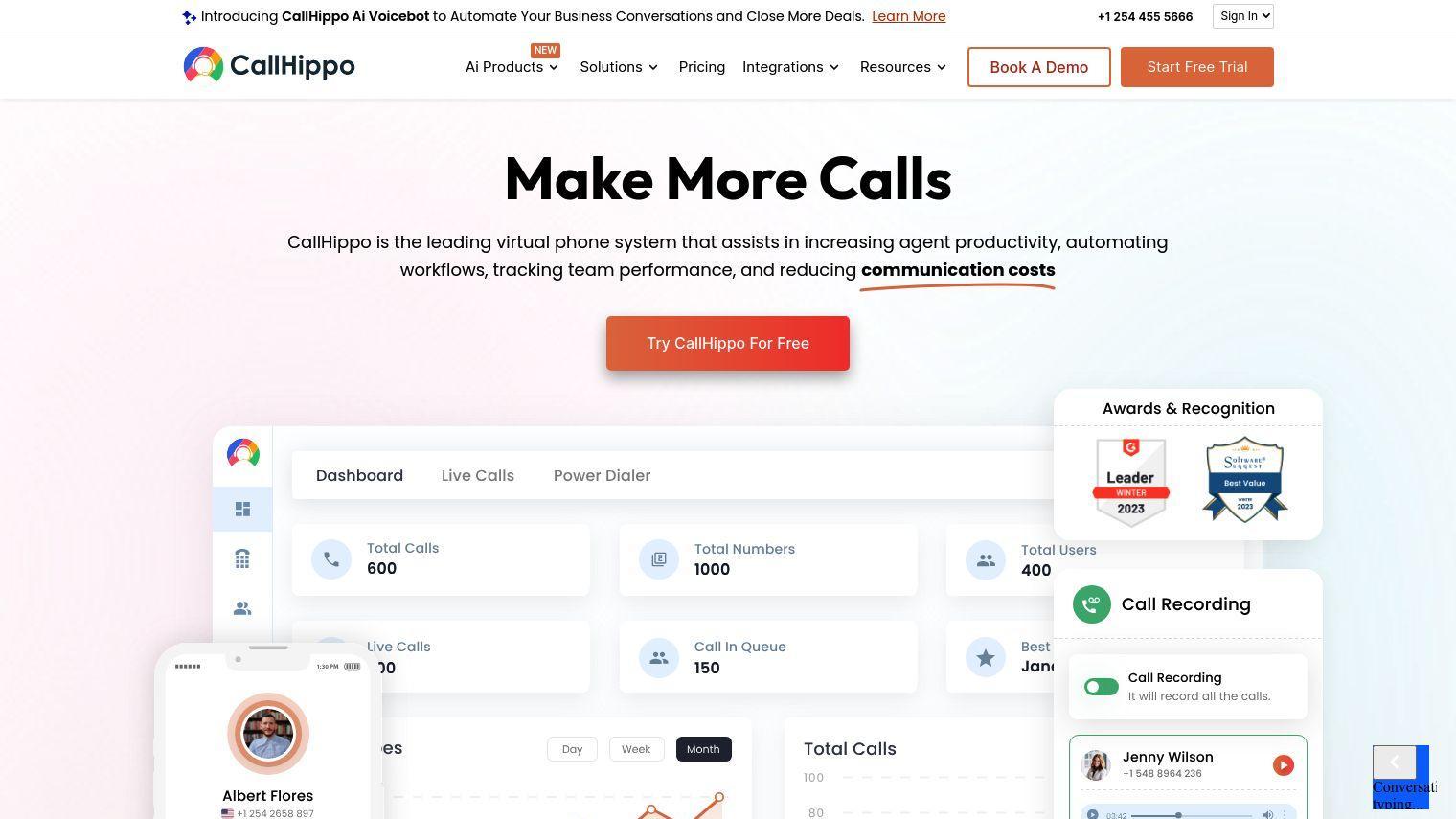 CallHippo screenshot thumbnail