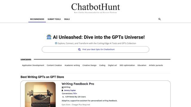 ChatbotHunt screenshot thumbnail