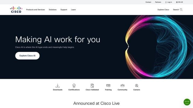 Cisco AI Solutions screenshot thumbnail