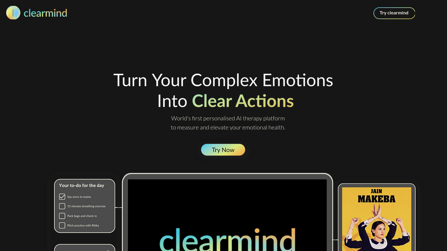 Clearmind screenshot thumbnail