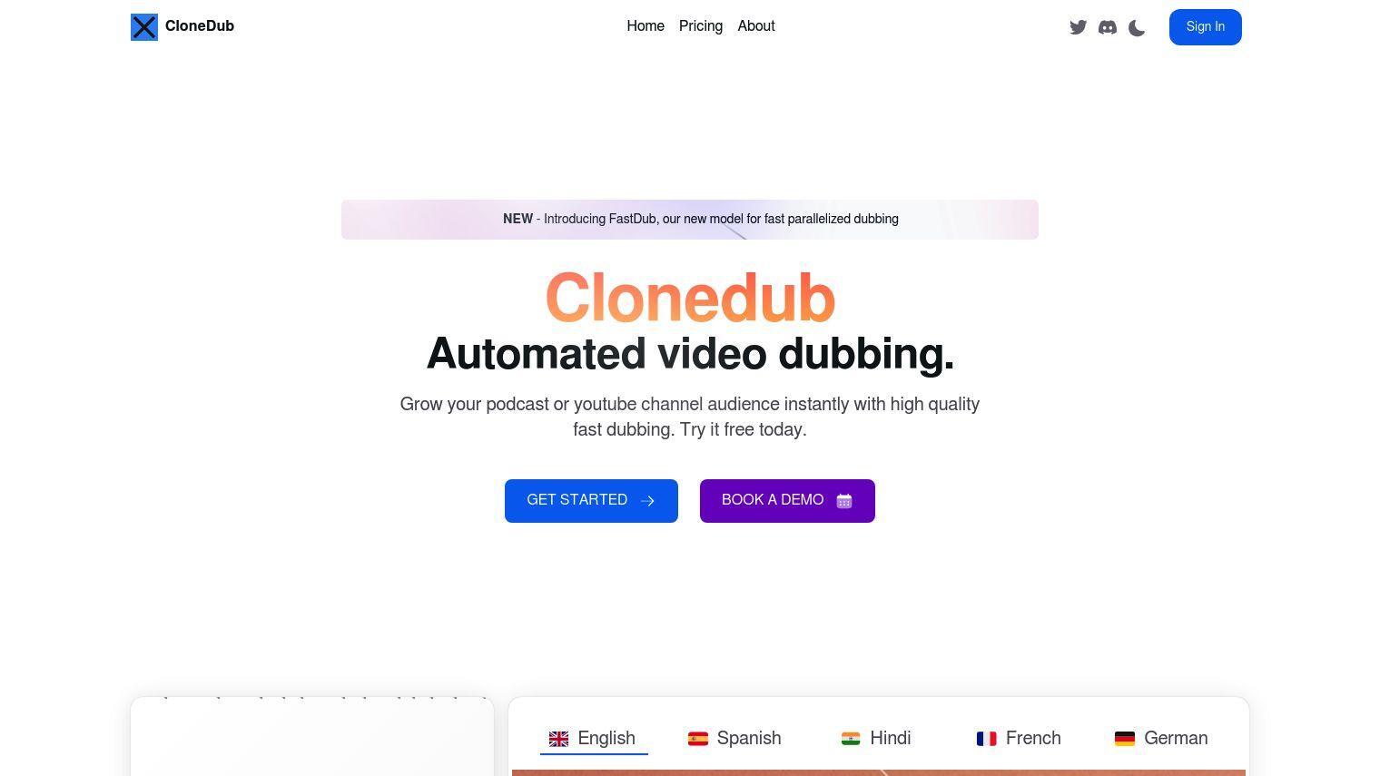 CloneDub screenshot thumbnail