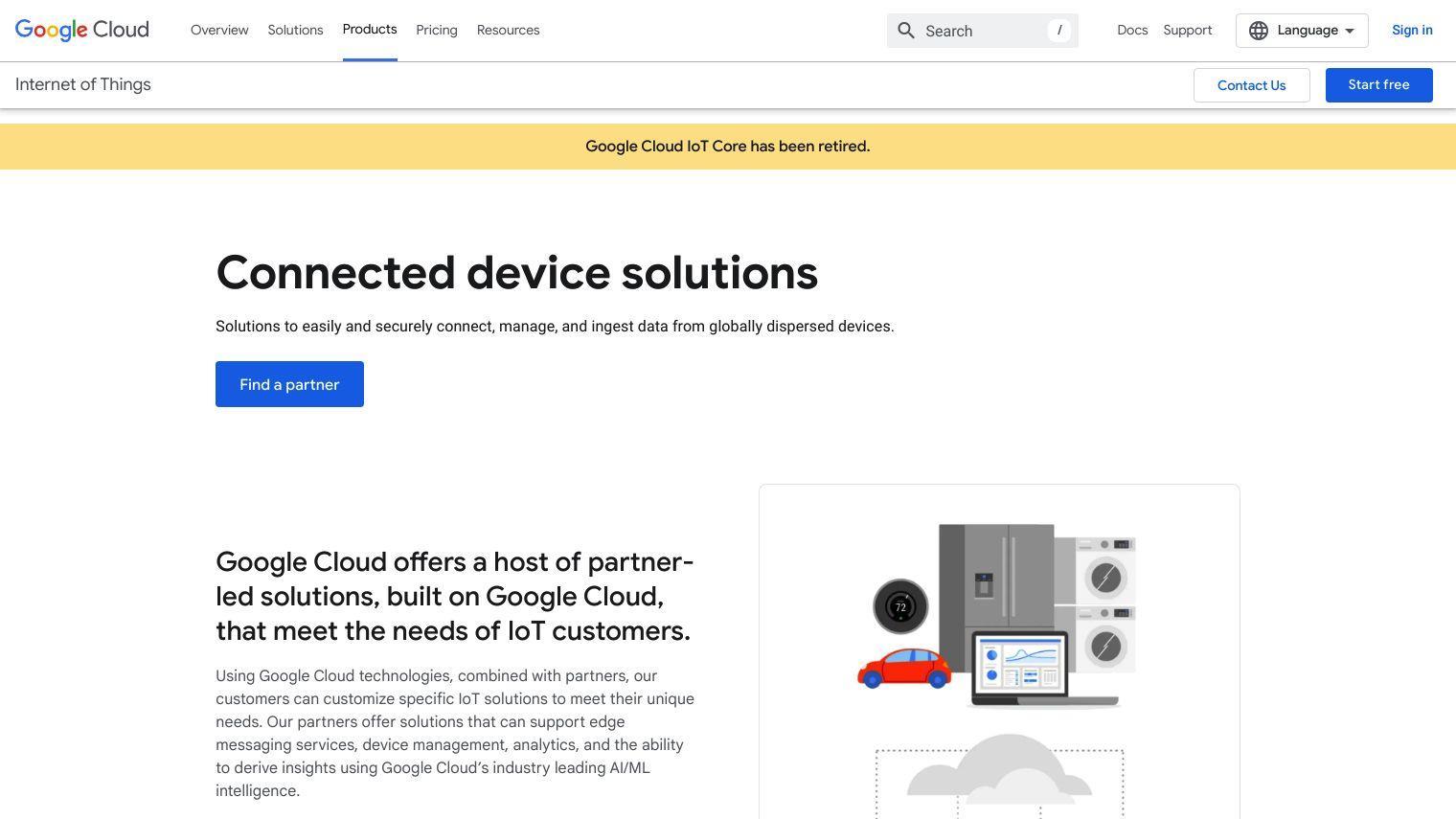 Cloud IoT Core screenshot thumbnail