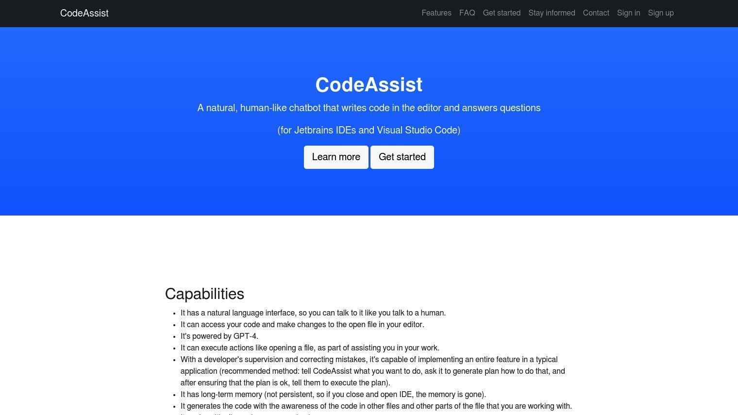 CodeAssist screenshot thumbnail