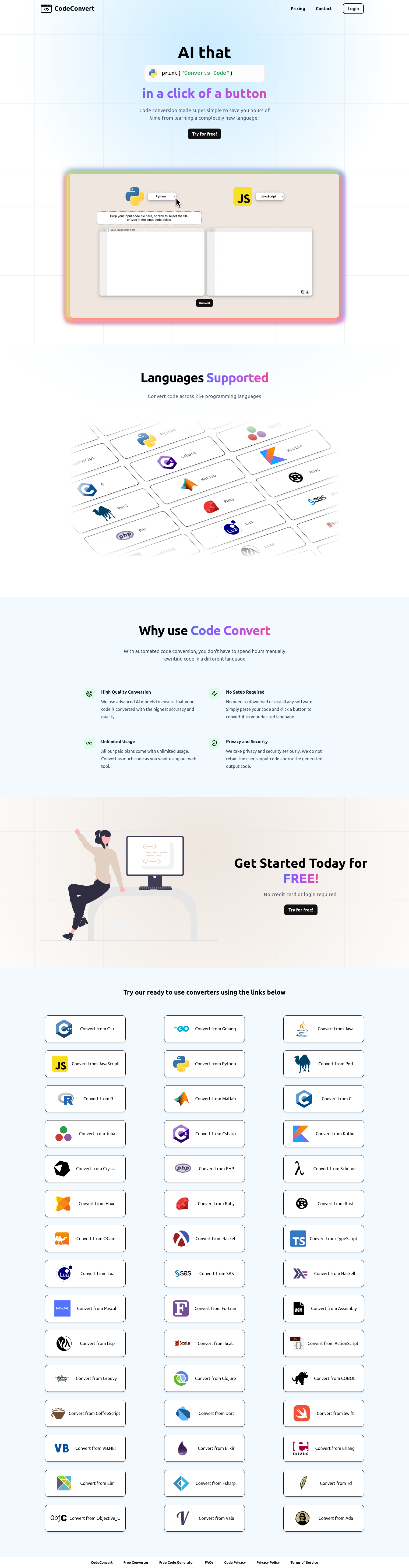 CodeConvert full screenshot