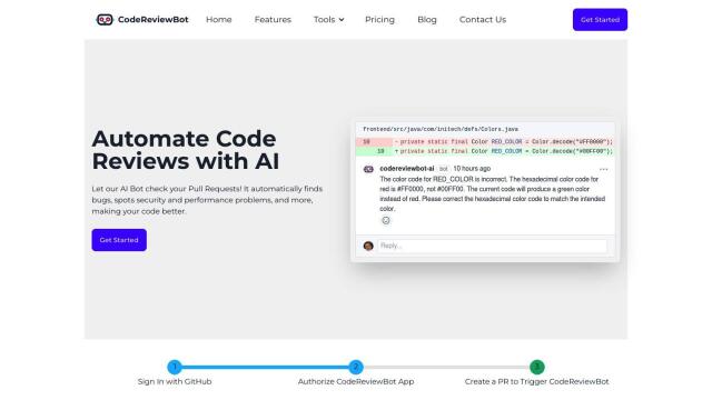 CodeReviewBot screenshot thumbnail
