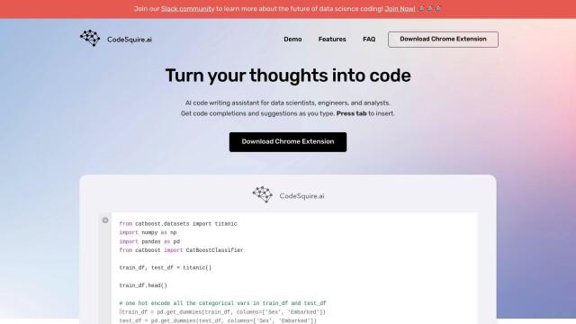 CodeSquire screenshot thumbnail