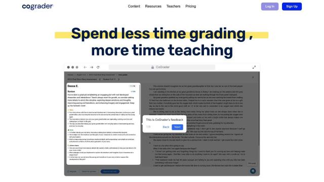 CoGrader screenshot thumbnail
