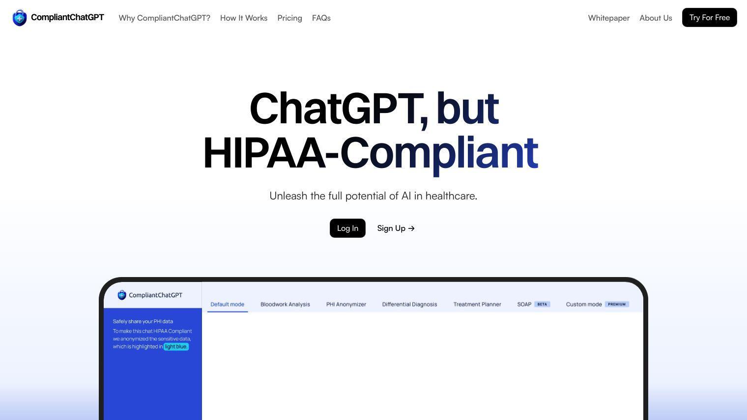 CompliantChatGPT screenshot thumbnail