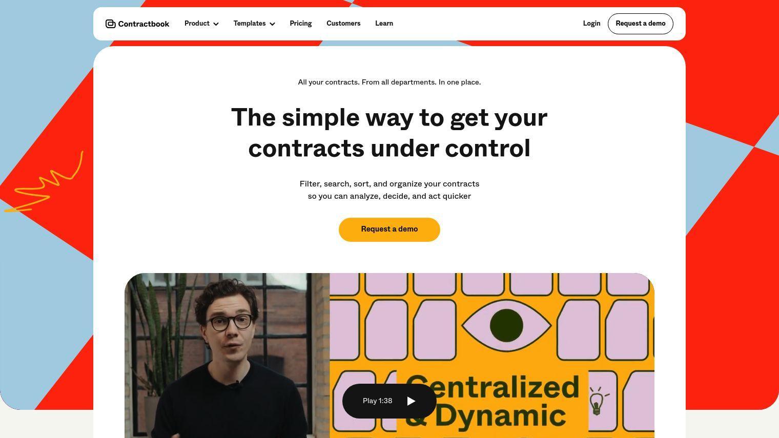 Contractbook screenshot thumbnail