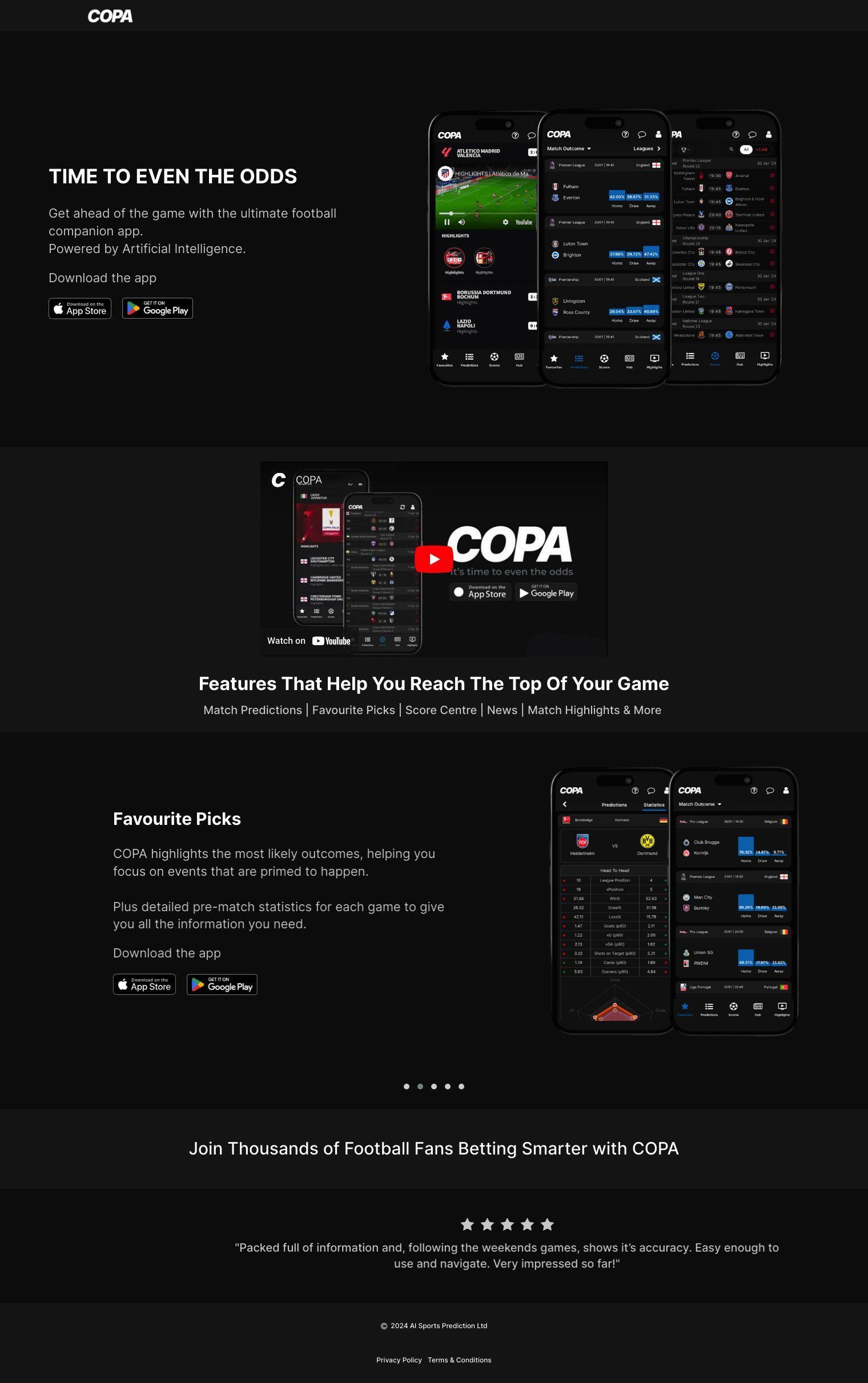 COPA full screenshot