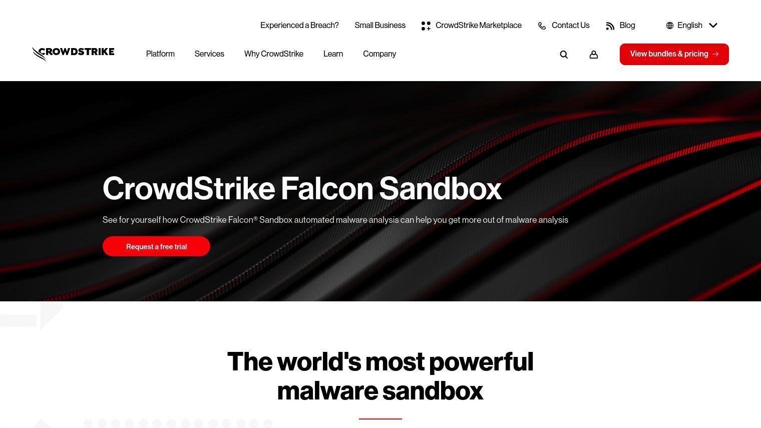 CrowdStrike Falcon Sandbox screenshot thumbnail