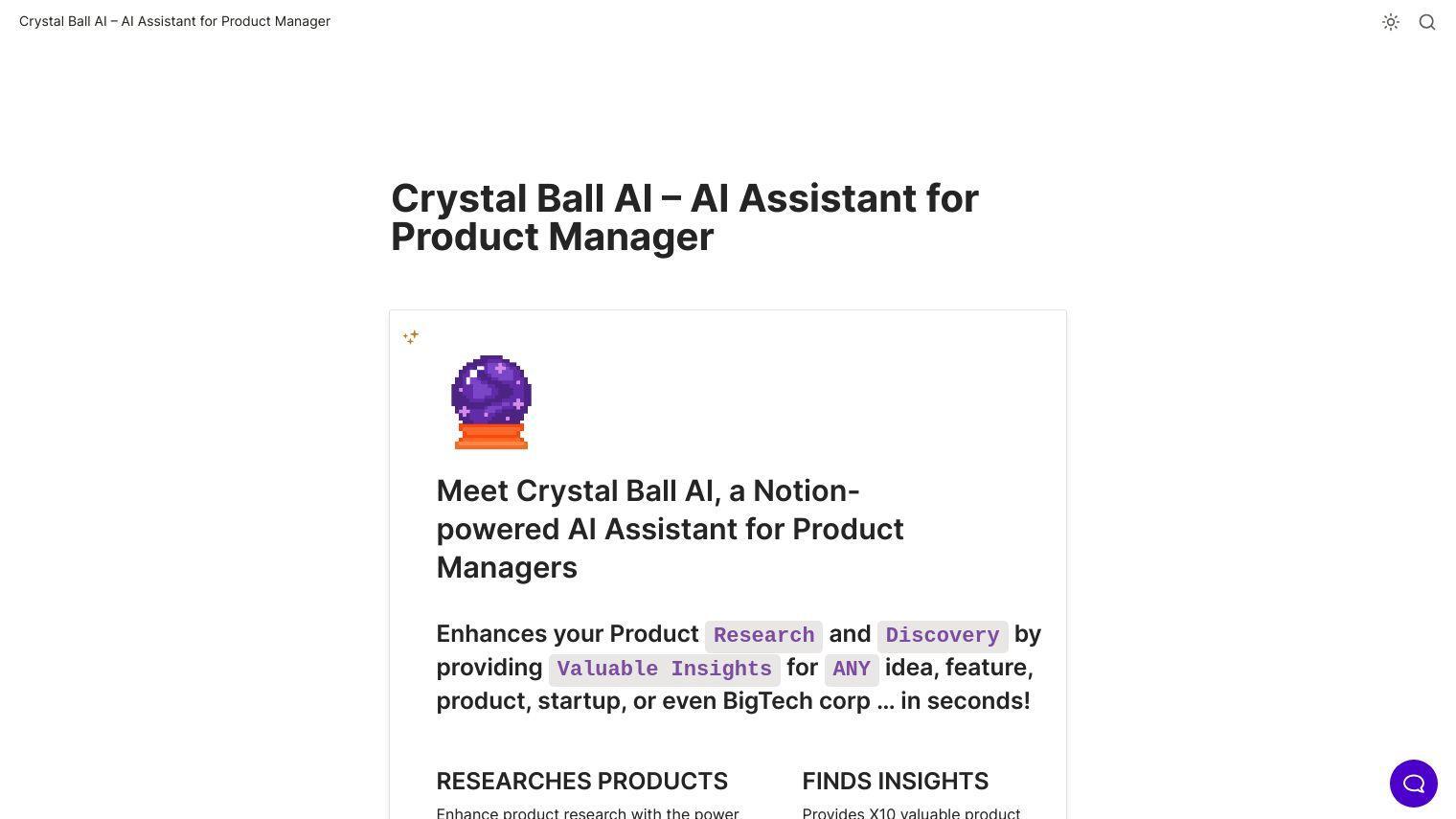 Crystal Ball screenshot thumbnail