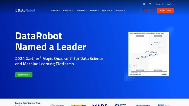 DataRobot AI Platform screenshot thumbnail