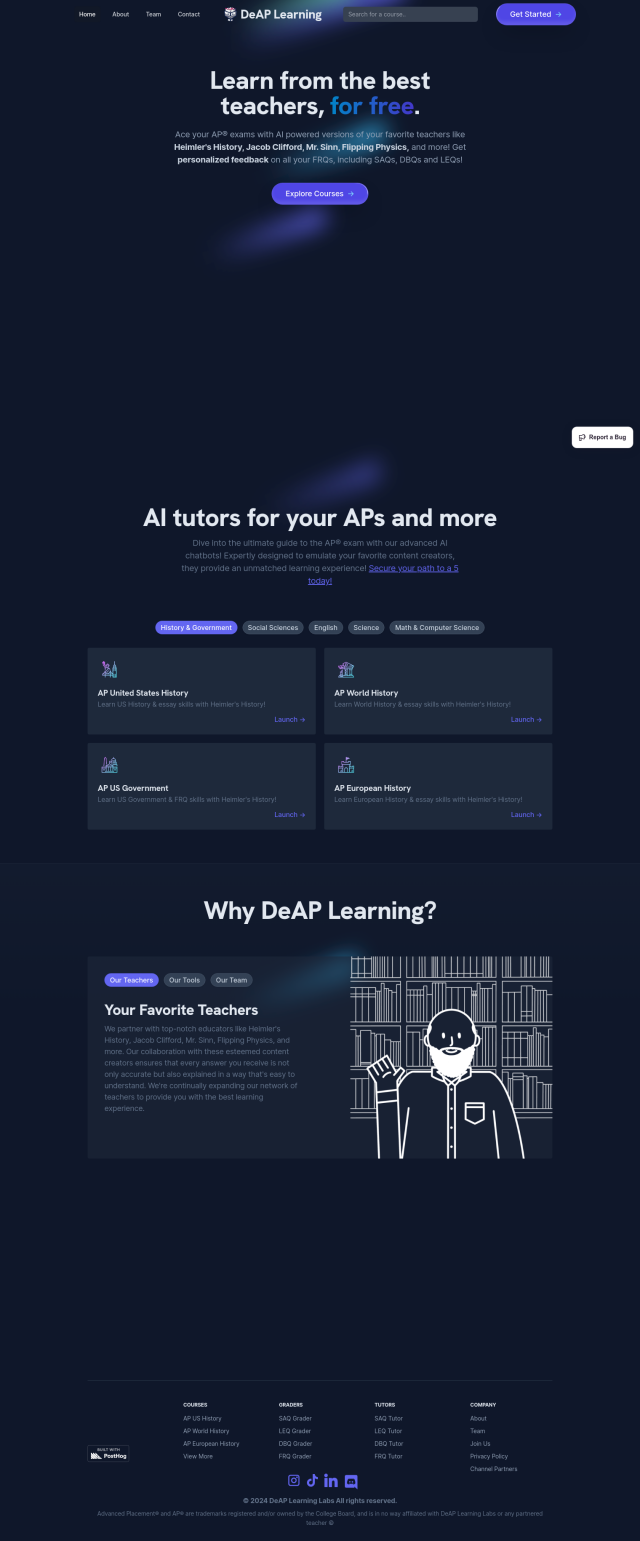 DeAP Learning full screenshot