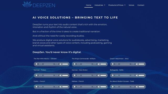 DeepZen screenshot thumbnail